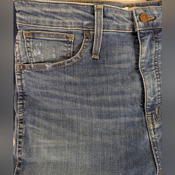 New nwt Madewell jeans curvy high rise skinny sz31 (12) drop step hem edition - Picture 11 of 11